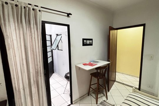 Quarto de apartamento para alugar com 2 quartos, 70m² em Vila Valparaíso, Santo André