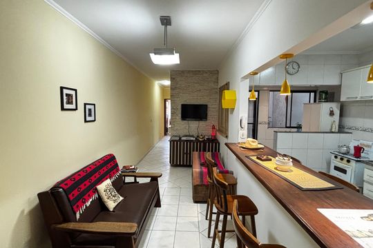 Sala - Sala de Jantar  de apartamento para alugar com 2 quartos, 70m² em Vila Valparaíso, Santo André