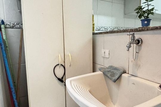 Área de Serviço de apartamento para alugar com 2 quartos, 70m² em Vila Valparaíso, Santo André