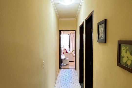 Corredor de apartamento para alugar com 2 quartos, 70m² em Vila Valparaíso, Santo André