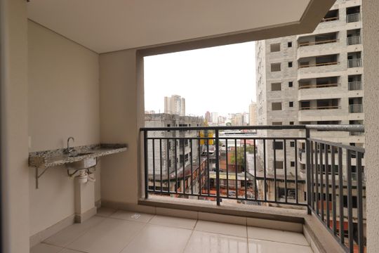 Varanda Gourmet de apartamento para alugar com 2 quartos, 68m² em Casa Branca, Santo André