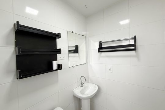 Banheiro de apartamento para alugar com 2 quartos, 41m² em Vila Pirituba, São Paulo