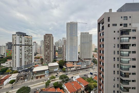 Vista de apartamento para alugar com 2 quartos, 68m² em Jardim das Acacias, São Paulo