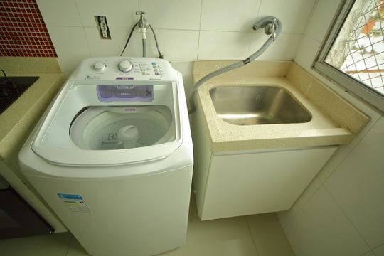 Área de Serviço de apartamento para alugar com 2 quartos, 54m² em Taboão, São Bernardo do Campo