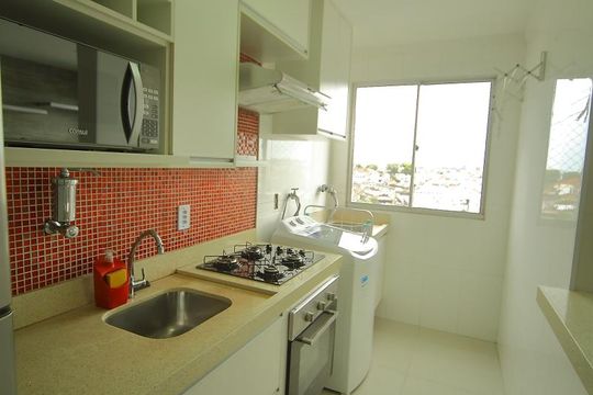 Cozinha  de apartamento para alugar com 2 quartos, 54m² em Taboão, São Bernardo do Campo