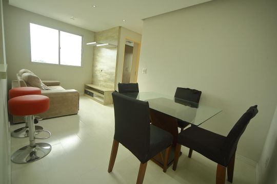 Sala  de apartamento para alugar com 2 quartos, 54m² em Taboão, São Bernardo do Campo