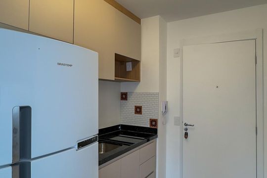 Studio de kitnet/studio para alugar com 1 quarto, 23m² em Jardim das Acacias, São Paulo