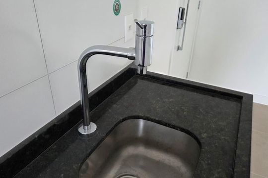 Cozinha de apartamento para alugar com 1 quarto, 47m² em Jardim Japão, Suzano