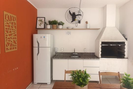 Área comum - Churrasqueira de apartamento para alugar com 2 quartos, 42m² em Jardim Alvorada, Nova Iguaçu