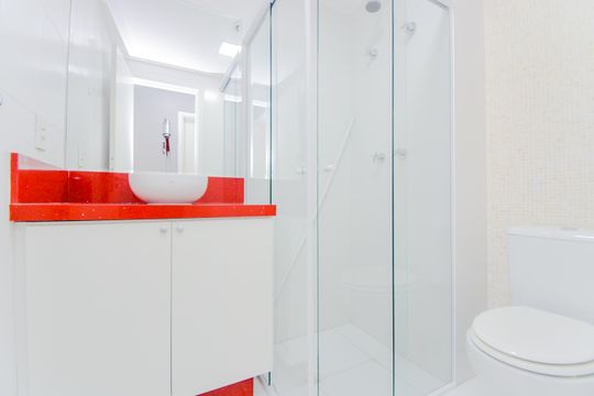 Banheiro Social de apartamento para alugar com 2 quartos, 54m² em Jardim Tabatinga, Guarulhos
