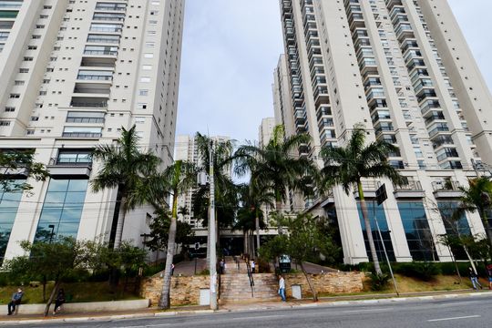 Fachada do Condominio  de apartamento para alugar com 2 quartos, 54m² em Jardim Tabatinga, Guarulhos