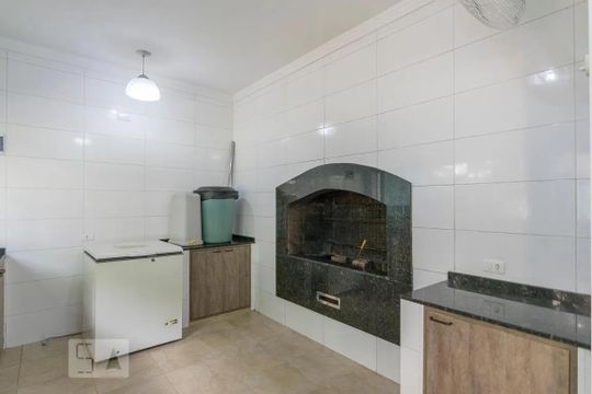 Área comum - Churrasqueira de apartamento à venda com 3 quartos, 94m² em Vila Assunção, Santo André
