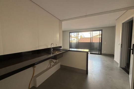 Sala/Cozinha de apartamento à venda com 3 quartos, 91m² em Cidade Nova, Belo Horizonte