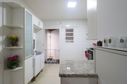 Cozinha de casa de condomínio para alugar com 3 quartos, 180m² em Parque dos Lagos, Ribeirão Preto