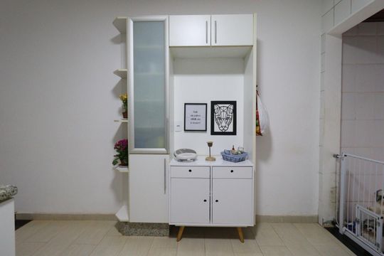 Cozinha de casa de condomínio para alugar com 3 quartos, 180m² em Parque dos Lagos, Ribeirão Preto