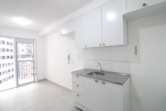 Cozinha de apartamento para alugar com 1 quarto, 27m² em Planalto Paulista, São Paulo