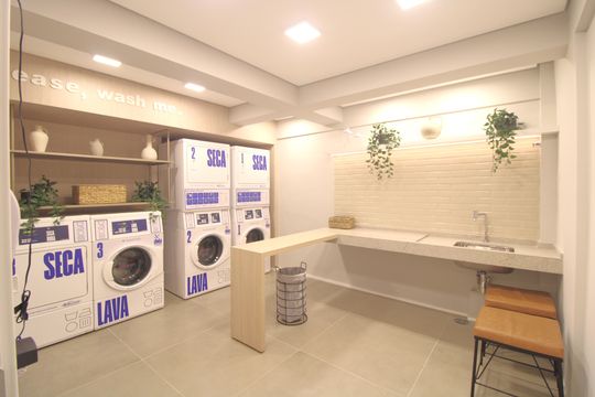 Área comum / lavanderia de apartamento para alugar com 1 quarto, 27m² em Planalto Paulista, São Paulo