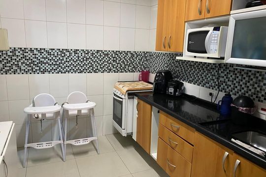 Cozinha de casa de condomínio à venda com 2 quartos, 65m² em Vila Zat, São Paulo