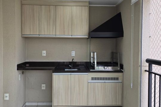 Varanda da Sala de casa de condomínio para alugar com 2 quartos, 56m² em Jardim Tabatinga, Guarulhos