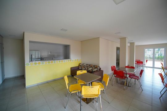 Área comum - Salão de festas de apartamento para alugar com 3 quartos, 91m² em Engordadouro, Jundiaí