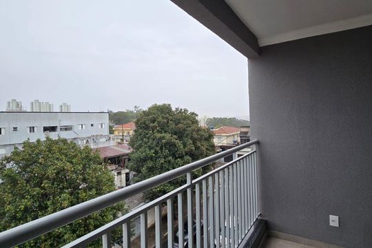 Varanda da Sala de apartamento à venda com 2 quartos, 55m² em Jardim Aida, Guarulhos
