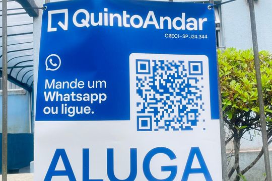 Placa de apartamento para alugar com 2 quartos, 50m² em Rio das Pedras, Cotia