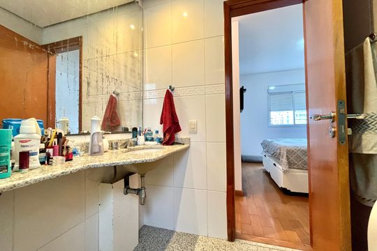 Banheiro da Suíte de apartamento à venda com 3 quartos, 115m² em Vila da Saúde, São Paulo