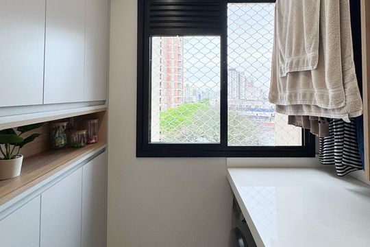 Área de Serviço de apartamento à venda com 2 quartos, 55m² em Centro, São Bernardo do Campo