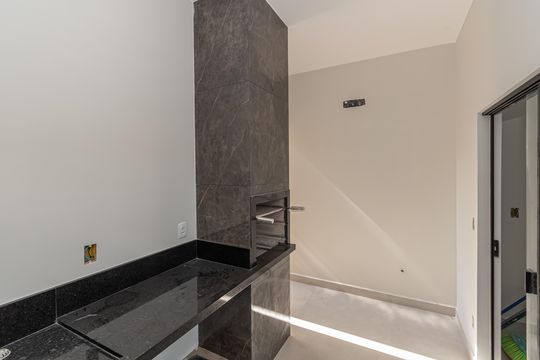 Churrasqueira de casa para alugar com 3 quartos, 87m² em Jd Interlagos, Hortolândia
