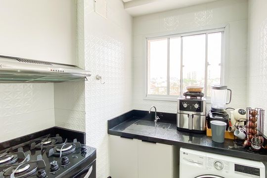 Área de serviço  de apartamento à venda com 2 quartos, 37m² em Vila Pierina, São Paulo