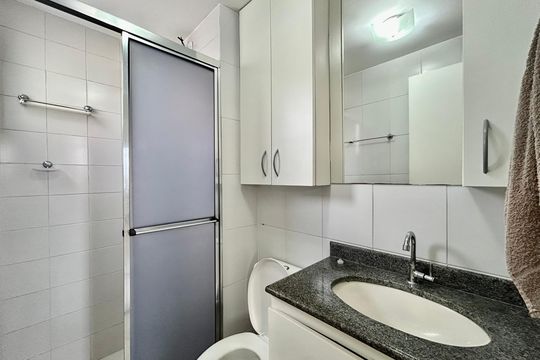Banheiro de apartamento para alugar com 2 quartos, 55m² em Brás, São Paulo