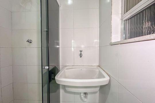 Banheiro da Suíte de apartamento para alugar com 1 quarto, 45m² em Centro, Rio de Janeiro