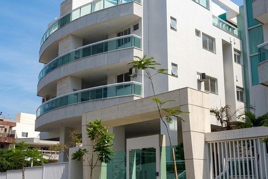 Fachada de apartamento à venda com 2 quartos, 80m² em Recreio dos Bandeirantes, Rio de Janeiro