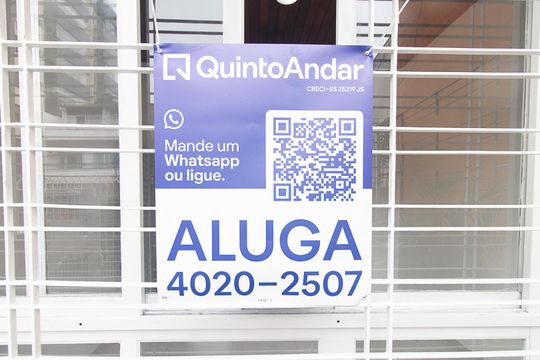 Placa de apartamento para alugar com 1 quarto, 27m² em Cidade Baixa, Porto Alegre