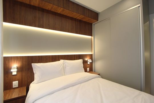 Quarto Suíte de apartamento para alugar com 1 quarto, 25m² em Vila Nova Conceição, São Paulo