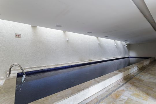 Área comum - Piscina de apartamento para alugar com 1 quarto, 51m² em Itaim Bibi, São Paulo