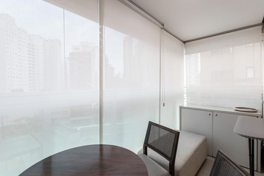 Varanda de apartamento para alugar com 1 quarto, 51m² em Itaim Bibi, São Paulo