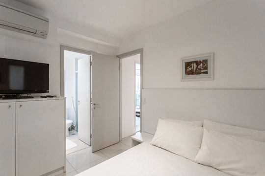 Quarto Suíte de apartamento para alugar com 1 quarto, 51m² em Itaim Bibi, São Paulo