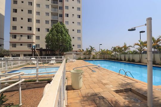 Área comum - Piscina de apartamento à venda com 3 quartos, 64m² em Vila Homero Thon, Santo André