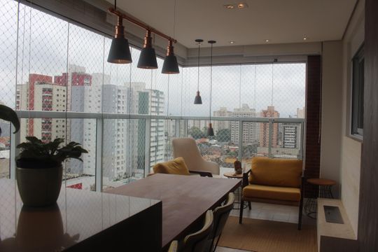 Varanda de apartamento à venda com 2 quartos, 97m² em Barcelona, São Caetano do Sul