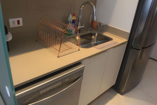 Cozinha de apartamento à venda com 2 quartos, 97m² em Barcelona, São Caetano do Sul