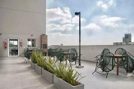 Área comum - Churrasqueira de apartamento para alugar com 1 quarto, 27m² em Vila da Saúde, São Paulo
