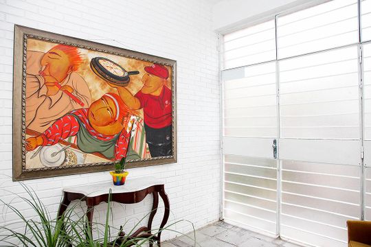 Área Comum - Lounge Recepção de apartamento para alugar com 1 quarto, 30m² em Cidade Baixa, Porto Alegre