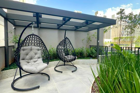 Área comum de apartamento à venda com 1 quarto, 43m² em Pinheiros, São Paulo