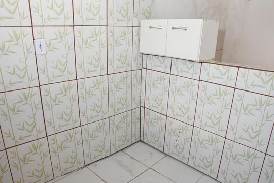 Cozinha de casa para alugar com 1 quarto, 40m² em Jundiaí Mirim, Jundiaí