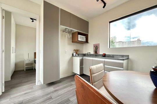 Sala de apartamento para alugar com 1 quarto, 32m² em Mirandópolis, São Paulo