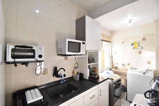 Cozinha do Studio de apartamento à venda com 1 quarto, 50m² em Batel, Curitiba