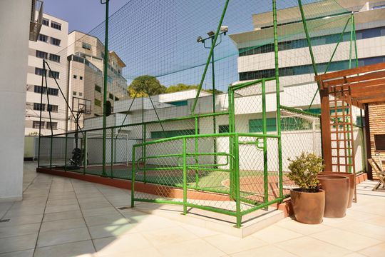 Área comum - Quadra de apartamento à venda com 4 quartos, 220m² em Santa Lúcia, Belo Horizonte