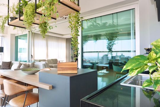 Varanda de apartamento à venda com 4 quartos, 220m² em Santa Lúcia, Belo Horizonte