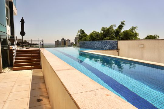 Área comum - Piscina de apartamento à venda com 4 quartos, 220m² em Santa Lúcia, Belo Horizonte